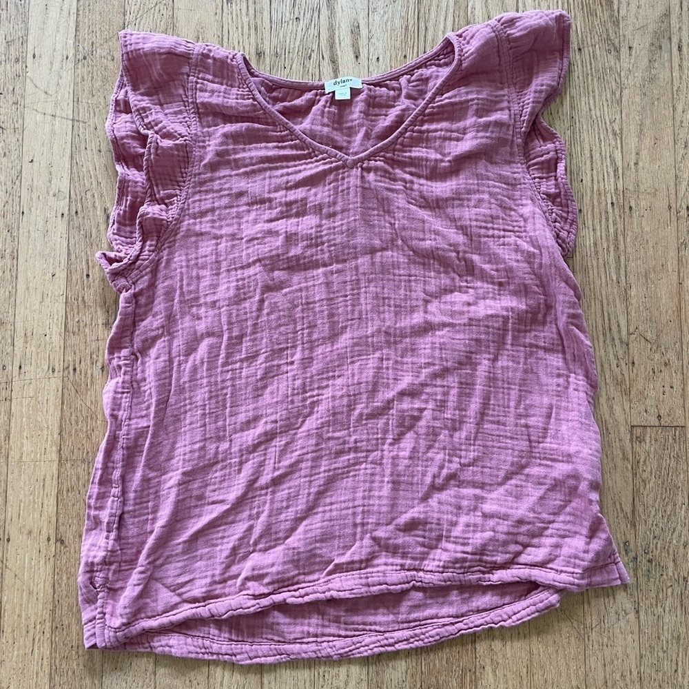 Dylan Tulsa linen look tee